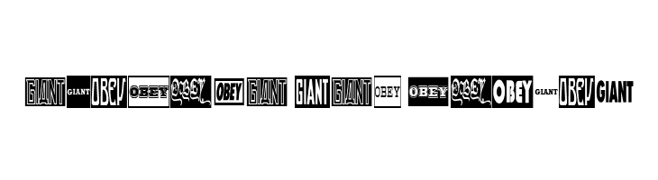 ObeyGiantPosterCondensedCaps  Free Fonts Download