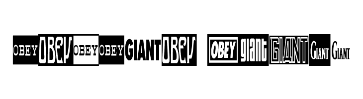 ObeyGiantPosterCondensedCaps  Free Fonts Download