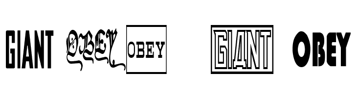 ObeyGiantPosterCondensedCaps  Free Fonts Download