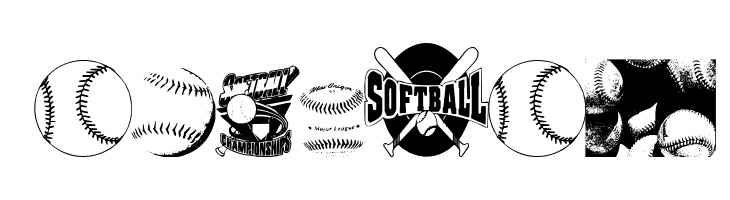 Jessica's Softball Font  Free Fonts Download