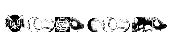 Jessica's Softball Font  Free Fonts Download