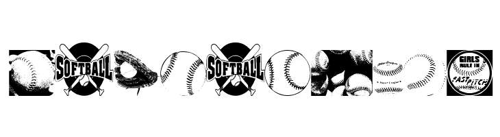 Jessica's Softball Font  Free Fonts Download