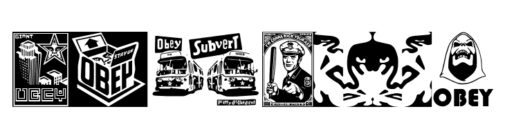 ObeyPotpourriCaps  Free Fonts Download