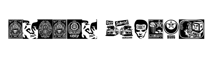 ObeyPotpourriCaps  Free Fonts Download