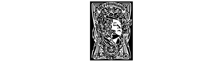 ObeyGalleriaCaps  Free Fonts Download