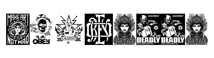 ObeyGalleriaCaps  Free Fonts Download