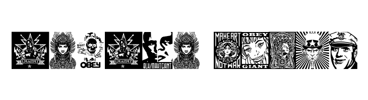 ObeyGalleriaCaps  Free Fonts Download