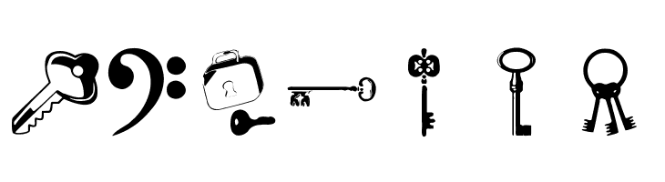 Samys Keys'N'Keys  Free Fonts Download