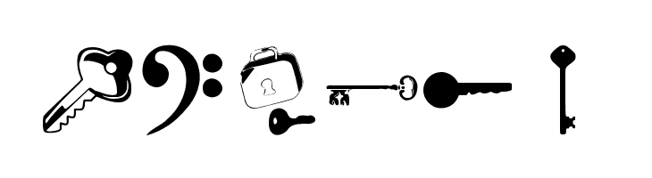 Samys Keys'N'Keys  Free Fonts Download