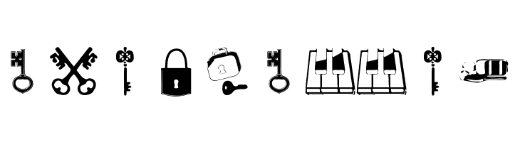 Samys Keys'N'Keys  Free Fonts Download