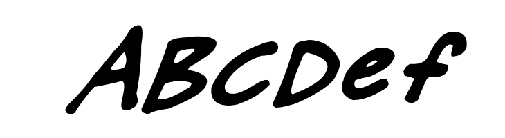 Friendly Felt Tips Italic  Free Fonts Download