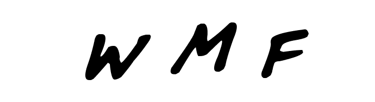 Friendly Felt Tips Italic  Free Fonts Download