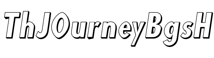 Blink 3D Oblique  Free Fonts Download