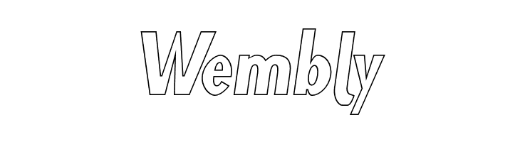 Blink 'Liner Oblique  Free Fonts Download