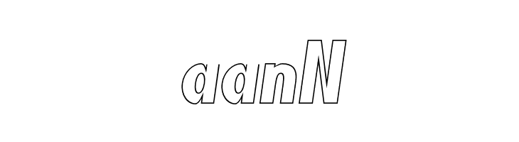 Blink 'Liner Oblique  Free Fonts Download