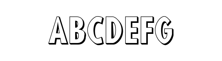Blink 3D  Free Fonts Download