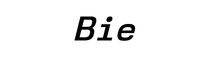 NK57MonospaceSb-Italic  Free Fonts Download