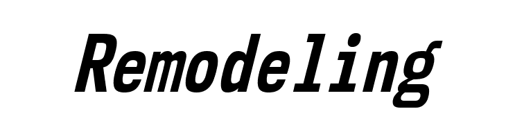 NK57MonospaceCdRg-BoldItalic  Free Fonts Download