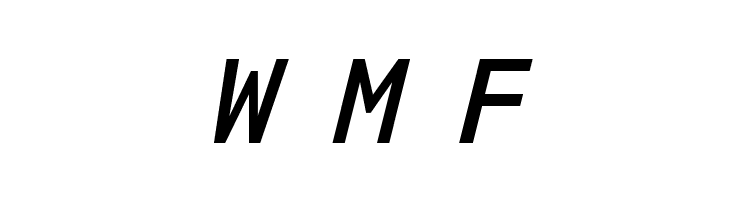NK57MonospaceScSb-Italic  Free Fonts Download