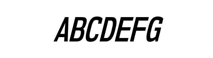 NK57MonospaceCdSb-Italic  Free Fonts Download