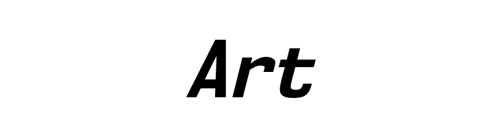 NK57MonospaceScRg-BoldItalic  Free Fonts Download