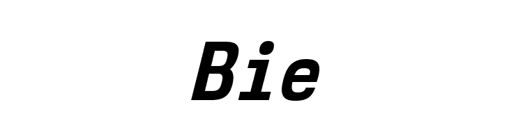 NK57MonospaceScRg-BoldItalic  Free Fonts Download