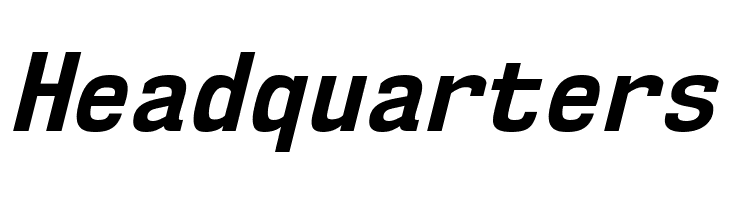 NK57MonospaceScRg-BoldItalic  Free Fonts Download