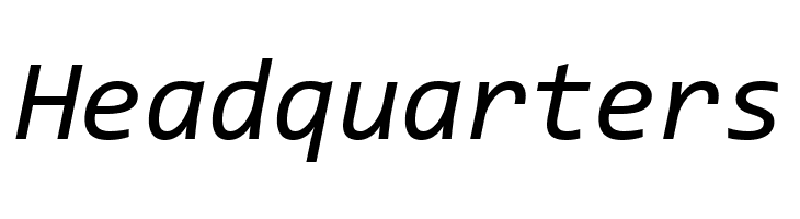 Code New Roman Italic  Free Fonts Download