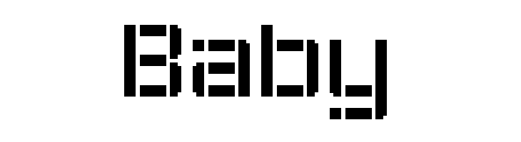 Stencil Pixel-7  Free Fonts Download
