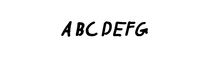 CRU-pokawin-Hand-Written Italic bold  Free Fonts Download