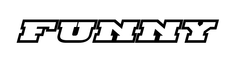 Hackney Block Outline Italic  Free Fonts Download