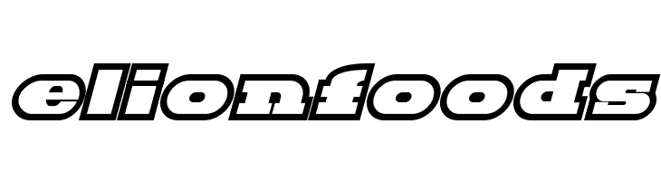 Hackney Block Outline Italic  Free Fonts Download