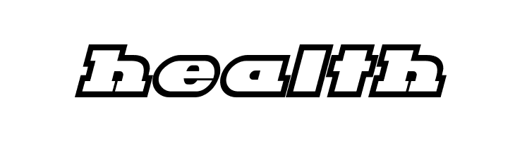 Hackney Block Outline Italic  Free Fonts Download