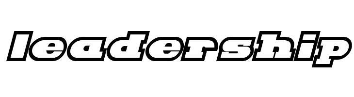 Hackney Block Outline Italic  Free Fonts Download