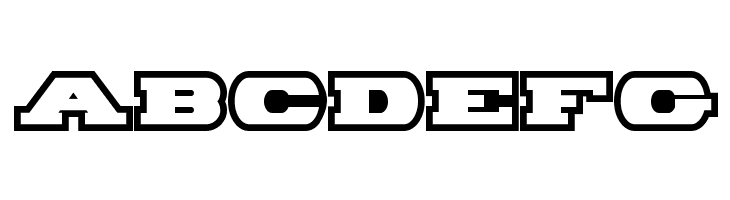 Hackney Block Outline  Free Fonts Download