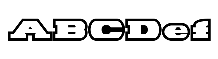 Hackney Block Outline  Free Fonts Download