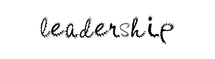 Kishore-Distort  Free Fonts Download