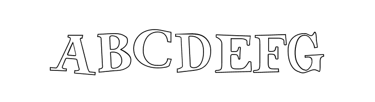 Green Eggs and Spam Outline  Free Fonts Download