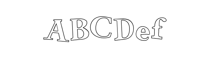 Green Eggs and Spam Outline  Free Fonts Download