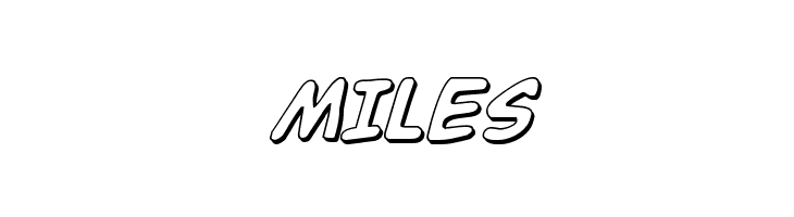 Buddy Champion 3D Italic  Free Fonts Download