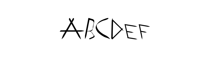 Arrowhead I Shaha Italic  Free Fonts Download