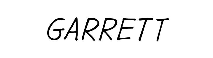 GargleRg-Italic  Free Fonts Download