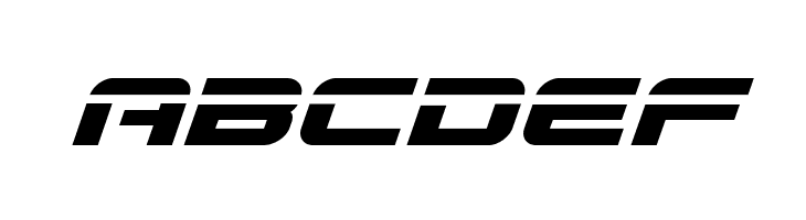 Gunship Laser Italic  Free Fonts Download