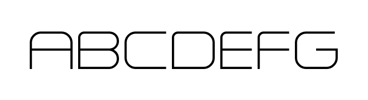 a "space Light  Free Fonts Download