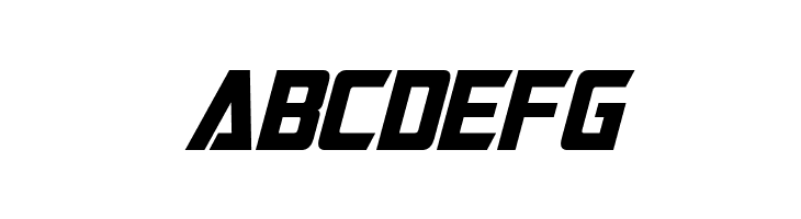 Cybertron Condensed Italic  Free Fonts Download