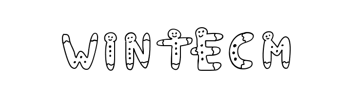 PWGingerbread  Free Fonts Download