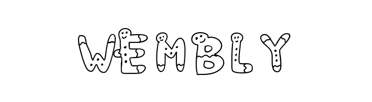 PWGingerbread  Free Fonts Download