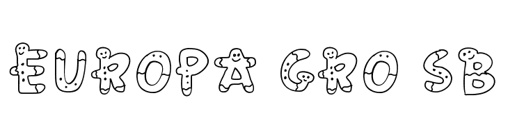 PWGingerbread  Free Fonts Download
