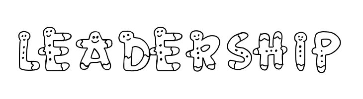 PWGingerbread  Free Fonts Download