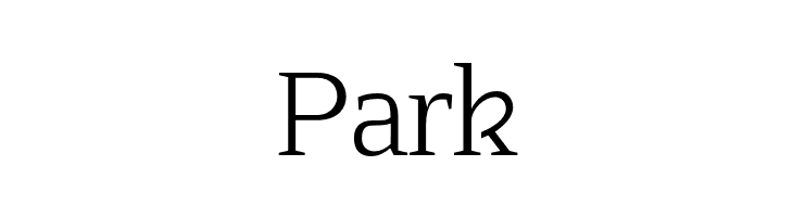 Park Aftaserif Font